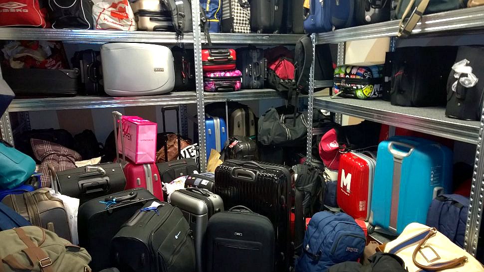 Secure and insured Euston Station bag storage